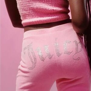 juicy couture y2k terry cloth flared pants